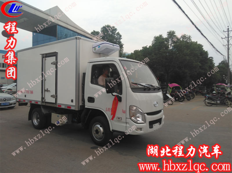 2019/09/04 湖南劉總在湖北程力集團訂購一臺國六躍進冷藏車，單號12654