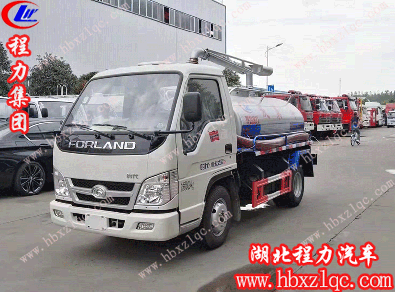 程力專用汽車股份有限公司福田小卡吸污車，零污染，吸污能力強